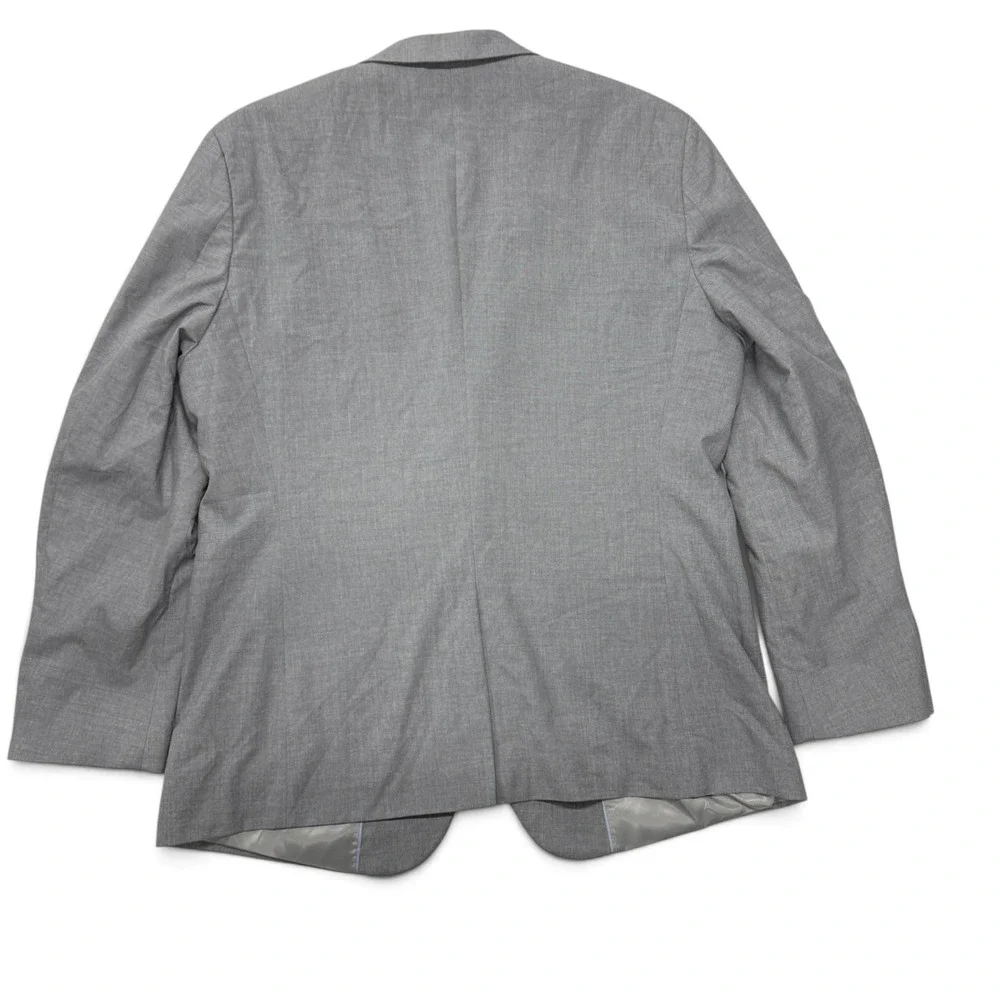 Banana Republic Mens Tailored Fit Suit 46R 38x30 Light Heather Grey 2 Piece Set